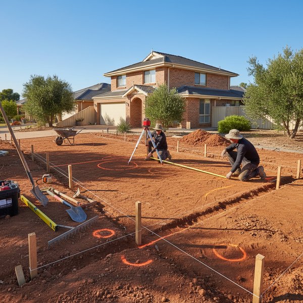Concrete Driveways - Step 3: Formwork, reinforcement, and the concrete pour for a straight, durable driveway surface in Adelaide