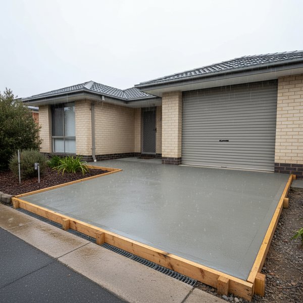Better falls and edge detailing so water doesn’t pond in winter - Concrete Slabs Adelaide